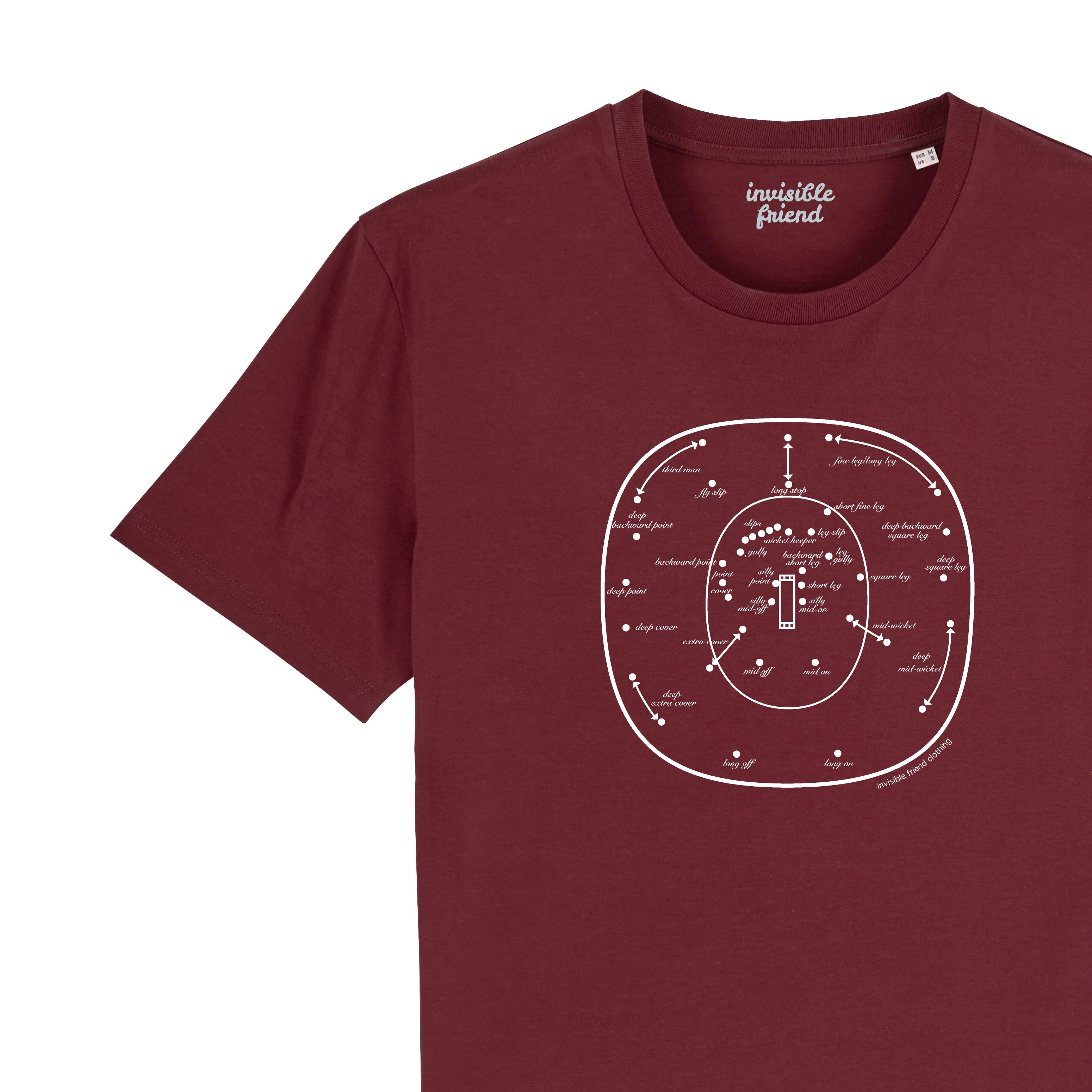 Cricket Fielding Positions T Shirt - Image 4